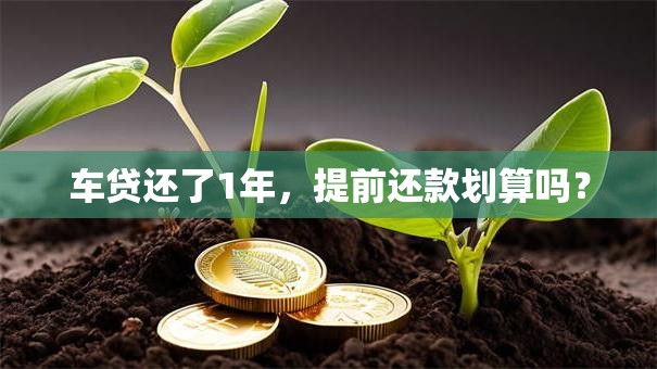 车贷还了1年，提前还款划算吗？