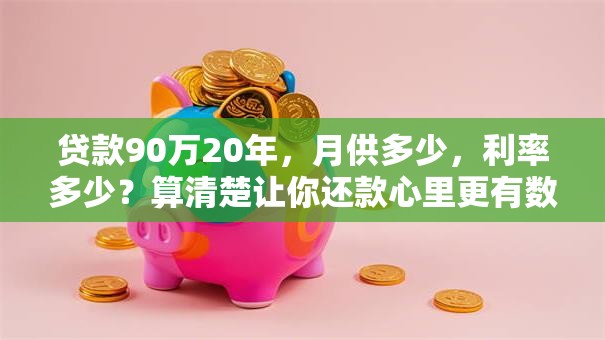 贷款90万20年，月供多少，利率多少？算清楚让你还款心里更有数！