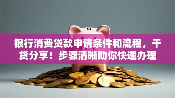 银行消费贷款申请条件和流程，干货分享！步骤清晰助你快速办理