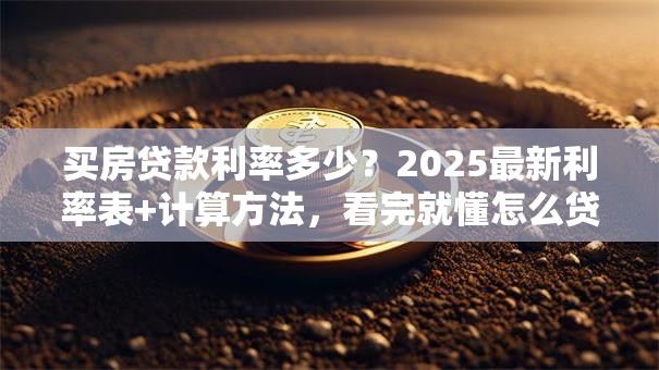 买房贷款利率多少？2025最新利率表+计算方法，看完就懂怎么贷更省