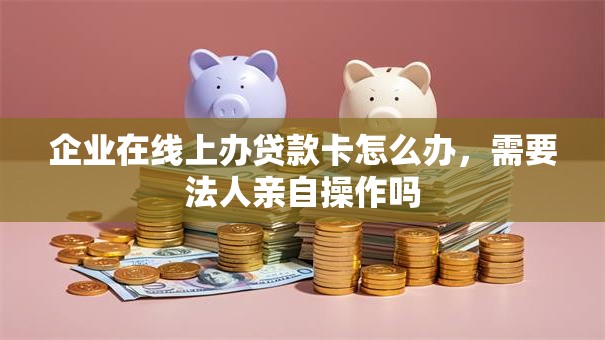 企业在线上办贷款卡怎么办，需要法人亲自操作吗
