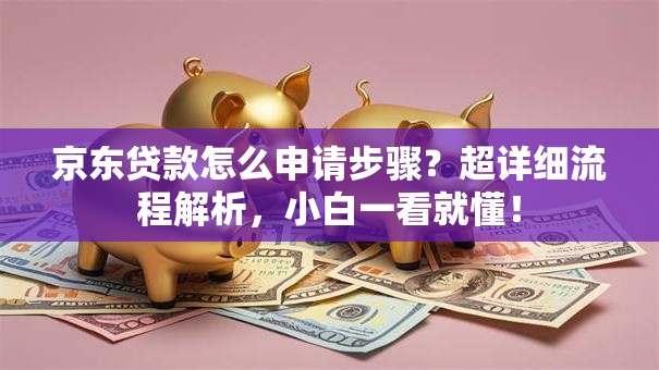 京东贷款怎么申请步骤？超详细流程解析，小白一看就懂！