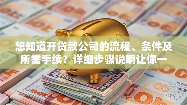想知道开贷款公司的流程、条件及所需手续？详细步骤说明让你一目了然