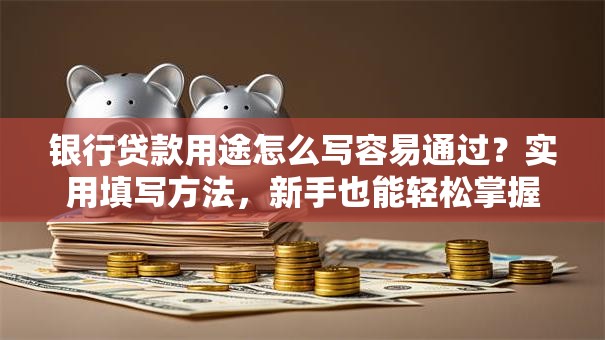 银行贷款用途怎么写容易通过？实用填写方法，新手也能轻松掌握！