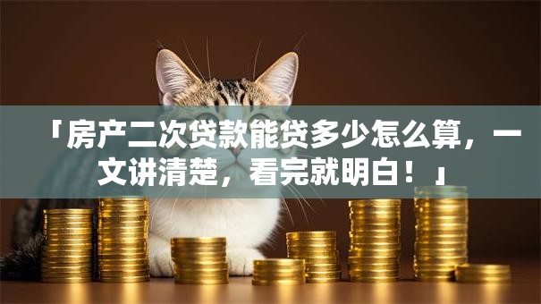 「房产二次贷款能贷多少怎么算，一文讲清楚，看完就明白！」