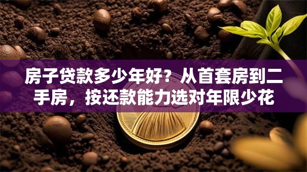 房子贷款多少年好？从首套房到二手房，按还款能力选对年限少花10万