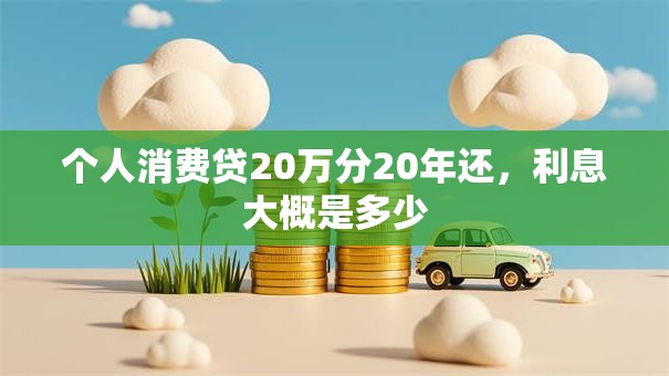 个人消费贷20万分20年还，利息大概是多少