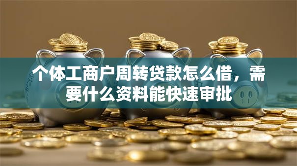 个体工商户周转贷款怎么借，需要什么资料能快速审批