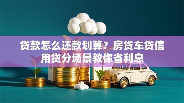 贷款怎么还款划算？房贷车贷信用贷分场景教你省利息