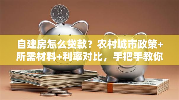 自建房怎么贷款？农村城市政策+所需材料+利率对比，手把手教你获批