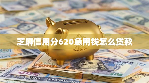 芝麻信用分620急用钱怎么贷款