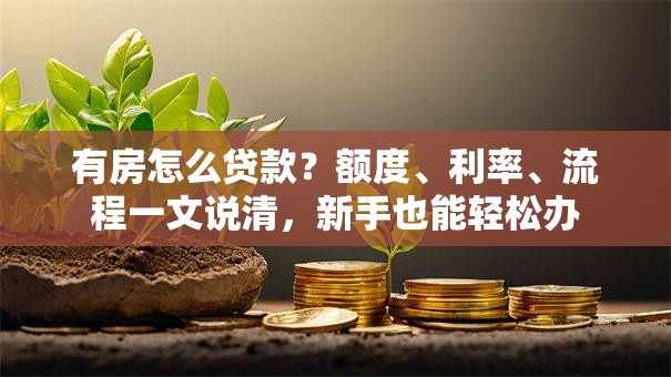有房怎么贷款？额度、利率、流程一文说清，新手也能轻松办