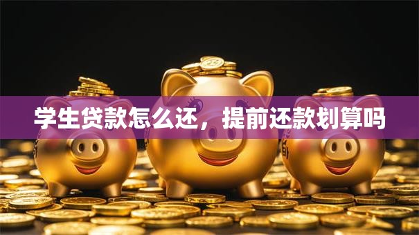 学生贷款怎么还，提前还款划算吗