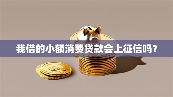 我借的小额消费贷款会上征信吗？