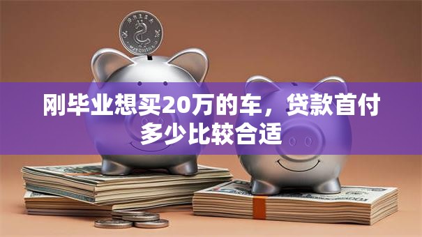 刚毕业想买20万的车，贷款首付多少比较合适