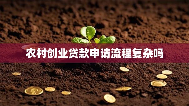 农村创业贷款申请流程复杂吗