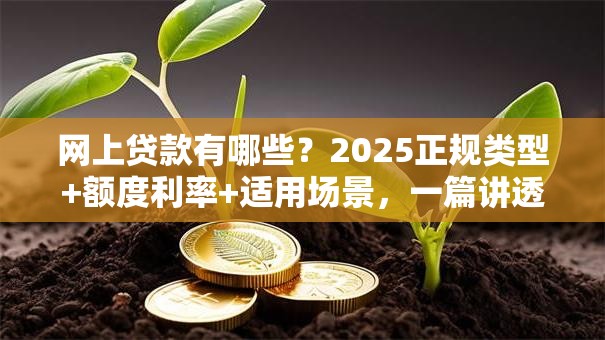 网上贷款有哪些？2025正规类型+额度利率+适用场景，一篇讲透