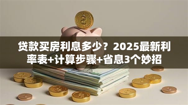 贷款买房利息多少？2025最新利率表+计算步骤+省息3个妙招