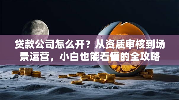 贷款公司怎么开？从资质审核到场景运营，小白也能看懂的全攻略