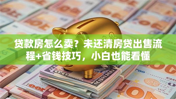 贷款房怎么卖？未还清房贷出售流程+省钱技巧，小白也能看懂