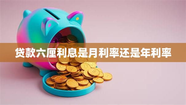 贷款六厘利息是月利率还是年利率