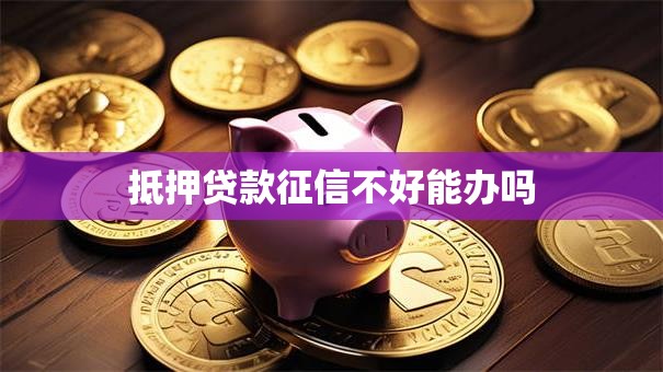 抵押贷款征信不好能办吗