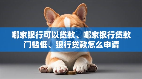 哪家银行可以贷款、哪家银行贷款门槛低、银行贷款怎么申请