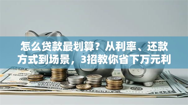 怎么贷款最划算？从利率、还款方式到场景，3招教你省下万元利息