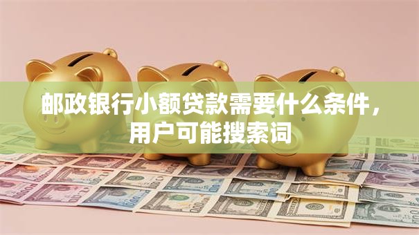 邮政银行小额贷款需要什么条件，用户可能搜索词