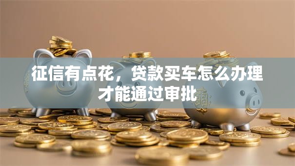 征信有点花，贷款买车怎么办理才能通过审批