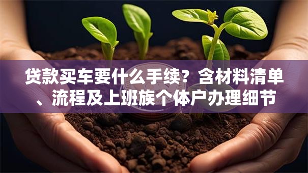 贷款买车要什么手续？含材料清单、流程及上班族个体户办理细节