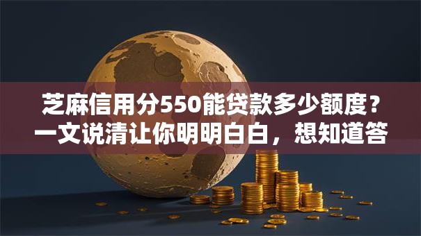 芝麻信用分550能贷款多少额度？一文说清让你明明白白，想知道答案看这里