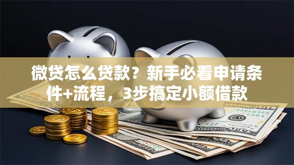 微贷怎么贷款？新手必看申请条件+流程，3步搞定小额借款