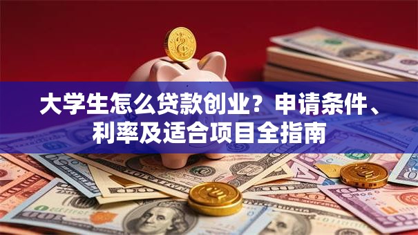 大学生怎么贷款创业？申请条件、利率及适合项目全指南