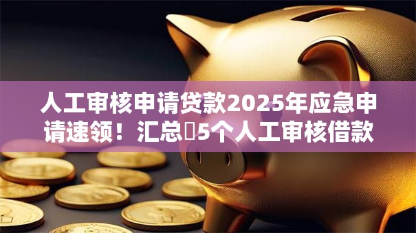 人工审核申请贷款2025年应急申请速领！汇总​5个人工审核借款平台的申请