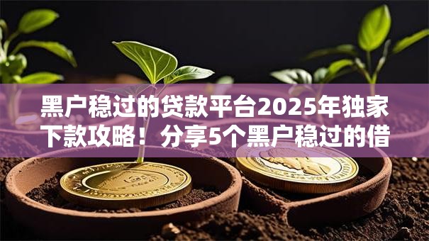 黑户稳过的贷款平台2025年独家下款攻略！分享5个黑户稳过的借钱口子