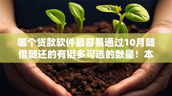哪个贷款软件最容易通过10月随借随还的有挺多可选的数量！本文深入清点​这五个网贷软件！