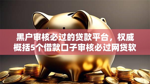 黑户审核必过的贷款平台，权威概括5个借款口子审核必过网贷软件