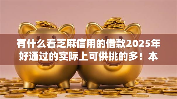 有什么看芝麻信用的借款2025年好通过的实际上可供挑的多！本文精心实测这5个网贷app！