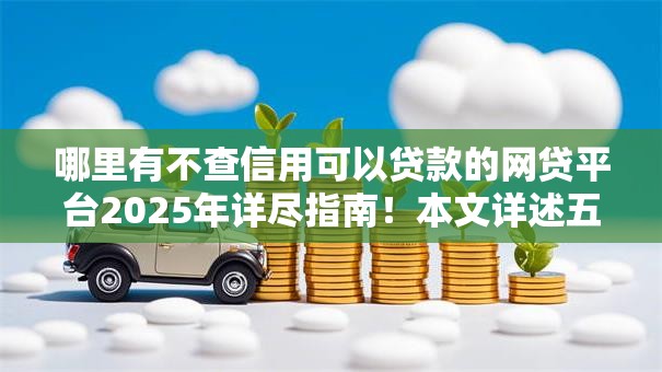 哪里有不查信用可以贷款的网贷平台2025年详尽指南！本文详述五个有不查信用可以借钱网贷口子