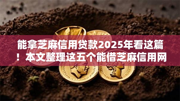 能拿芝麻信用贷款2025年看这篇！本文整理这五个能借芝麻信用网贷平台的钱