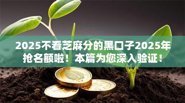 2025不看芝麻分的黑口子2025年抢名额啦！本篇为您深入验证！
