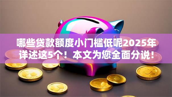 哪些贷款额度小门槛低呢2025年详述这5个！本文为您全面分说！
