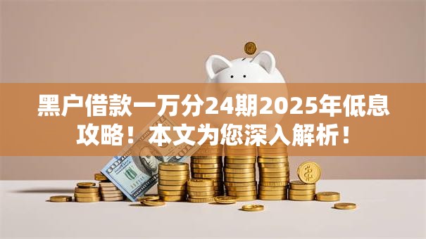 黑户借款一万分24期2025年低息攻略！本文为您深入解析！