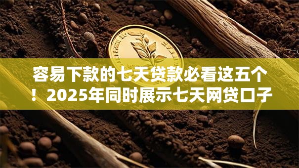 容易下款的七天贷款必看这五个！2025年同时展示七天网贷口子容易下款