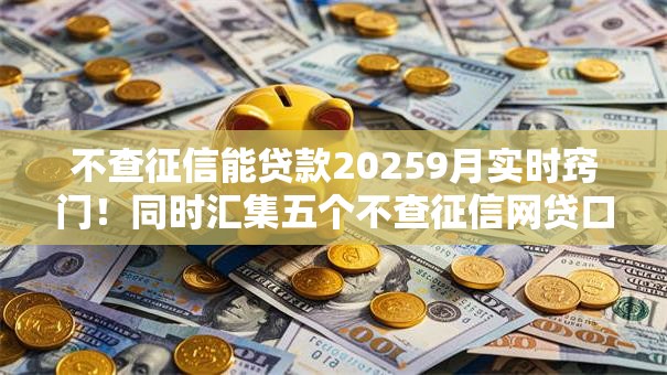 不查征信能贷款20259月实时窍门！同时汇集五个不查征信网贷口子借款2025