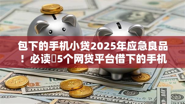 包下的手机小贷2025年应急良品！必读​5个网贷平台借下的手机小贷