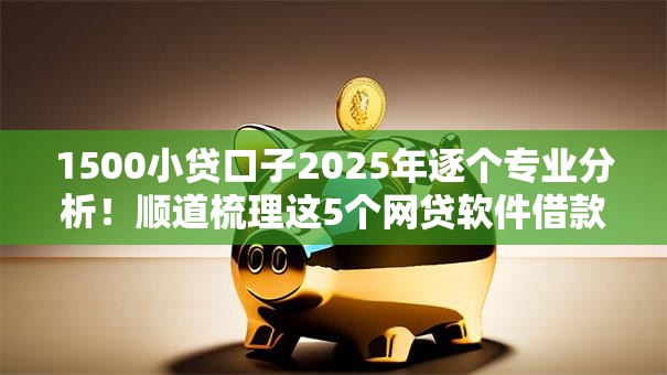 1500小贷口子2025年逐个专业分析！顺道梳理这5个网贷软件借款渠道多