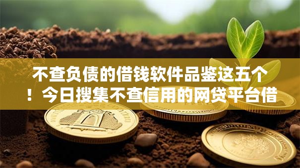 不查负债的借钱软件品鉴这五个!今日搜集不查信用的网贷平台借款容易 不查负债的借钱软件品鉴这五个!今日搜集不查信用的网贷平台借款容易