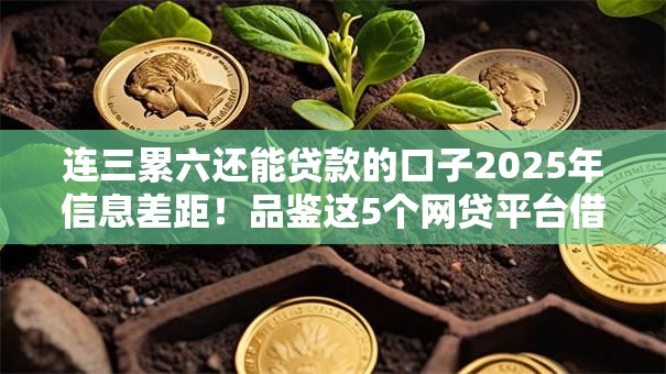 连三累六还能贷款的口子2025年信息差距！品鉴这5个网贷平台借钱连三累六也能用